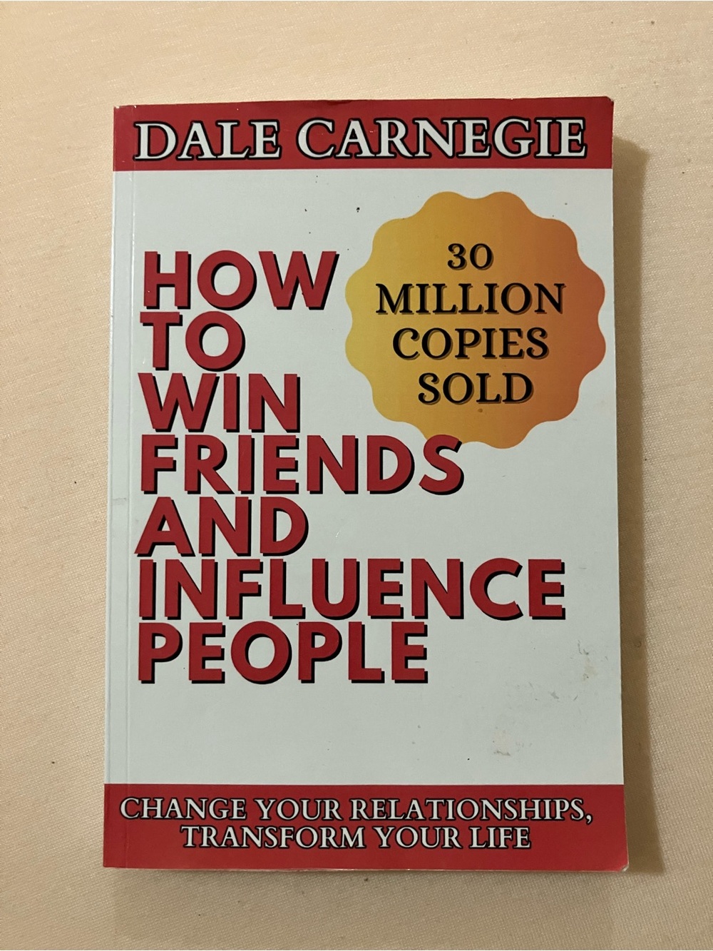 How to Win Friends and Influence People - (White/Red)